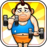 fat man fitness android application logo